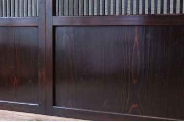 古民具　骨董　味のある格子戸4枚セット1