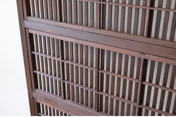 ★古民具　骨董　美しい格子戸2枚セット