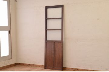 アンティークダイヤガラスガラス戸