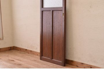 アンティークダイヤガラスガラス戸