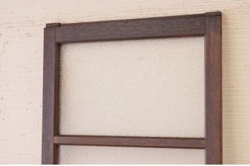 アンティークダイヤガラスガラス戸