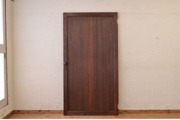 ★古民具 骨董 杉材柾目の美しいアンティークドア1枚(扉)