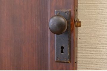 ★古民具 骨董 杉材柾目の美しいアンティークドア1枚(扉)