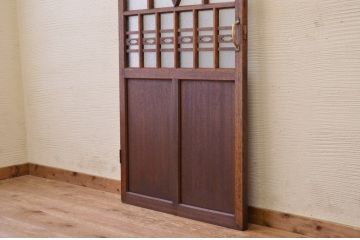 ★古い喫茶店のダイヤガラスアンティークドア　(扉)