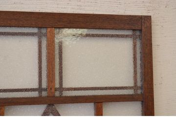 ★古い喫茶店のダイヤガラスアンティークドア　(扉)