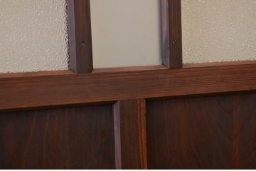 古民具　骨董　古いお家のダイヤガラスドア(扉)