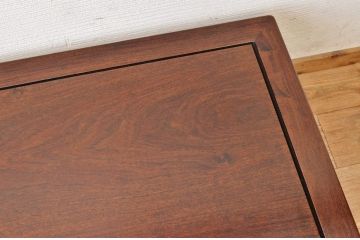 アンティーク家具　古民具　骨董　古い唐木の座卓(テーブル)