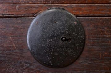 アンティーク家具　☆素敵な雰囲気!古い木の二段重ね時代箪笥