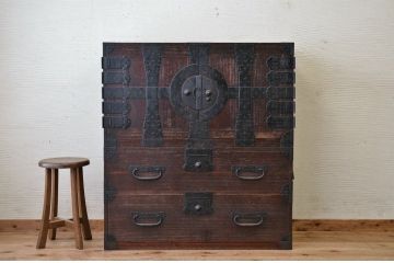 アンティーク家具　古民具　骨董　時代箪笥ローボード(ローチェスト)