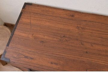 アンティーク家具　☆明治時代　総桐観音開き時代箪笥(桐箪笥、桐たんす)