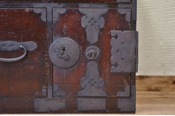 アンティーク家具　傷み有　使い込まれた時代箪笥ローボード1