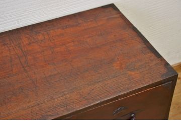 アンティーク家具　古民具　骨董　味のある二本松箪笥ローボード2