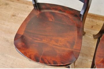 中古　日向民芸ダイニングチェア2脚セット2