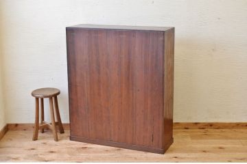 アンティーク家具　最高級!古い栗材と欅材の上質な茶箪笥(収納棚)