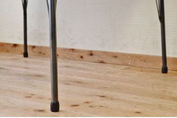 アンティーク家具　☆天板無垢材鉄脚テーブル(作業台)6