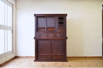 アンティーク家具　極上!状態の素晴らしい四尺近江水屋箪笥