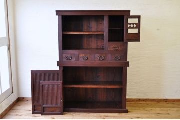アンティーク家具　極上!状態の素晴らしい四尺近江水屋箪笥