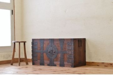 アンティーク家具　素敵な雰囲気!時代箪笥ローボード(ローチェスト)1