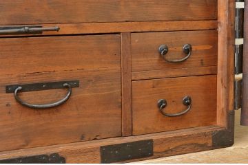 アンティーク家具　素敵な雰囲気!時代箪笥ローボード(ローチェスト)1