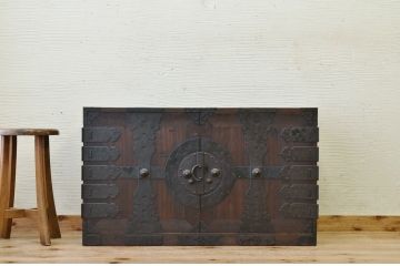 アンティーク家具　素敵な雰囲気!時代箪笥ローボード(ローチェスト)3