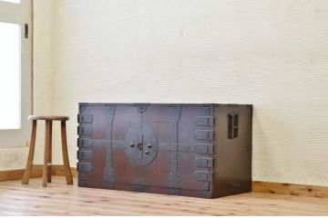 アンティーク家具　素敵な雰囲気!時代箪笥ローボード(ローチェスト)4