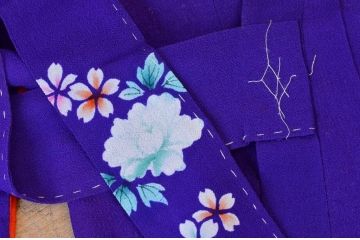 ○古い縮緬着物2(正絹子供用古布)
