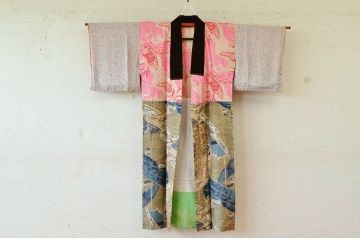 ○古い長襦袢など3枚セット(縮緬・錦紗・正絹)