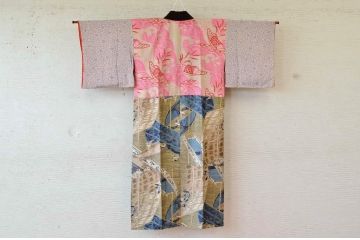 ○古い長襦袢など3枚セット(縮緬・錦紗・正絹)