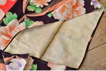 ○古い長襦袢など3枚セット(縮緬・錦紗・正絹)