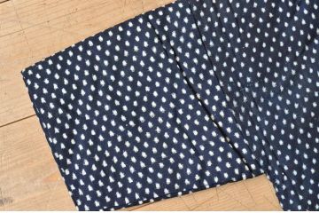 ○古い木綿着物5枚セット1　絣古布材料