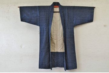○古い木綿着物5枚セット2　絣古布材料