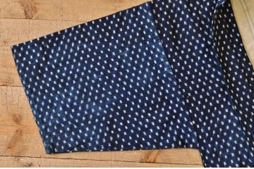 ○古い木綿着物5枚セット2　絣古布材料