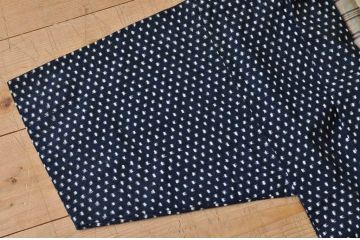 ○古い木綿着物5枚セット2　絣古布材料