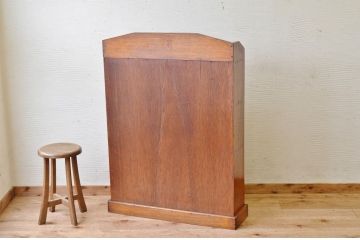 アンティーク家具　珍品!フクロウのデザインが可愛いアンティーク本箱