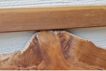 珍品!おもしろデザインの欄間2枚セット