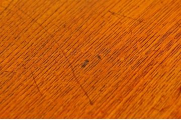 アンティーク家具　☆古い木の鉄脚アンティークテーブル(作業台、机)2
