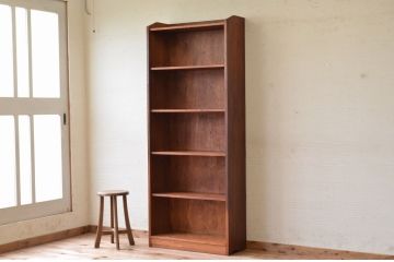 アンティーク家具　★古い木のアンティーク本棚(飾り棚)