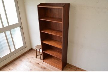 アンティーク家具　★古い木のアンティーク本棚(飾り棚)