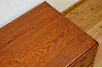 特別注文作り　凝った作りの上質な片袖机