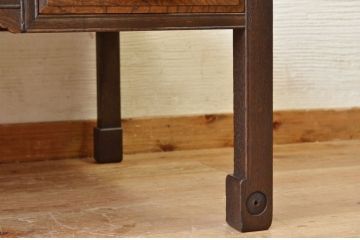 アンティーク家具　作りの上質なアンティーク文机(テーブル)