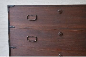 アンティーク家具　☆古いお家の二段重ね時代箪笥(チェスト)