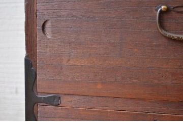 アンティーク家具　☆古いお家の二段重ね時代箪笥(チェスト)
