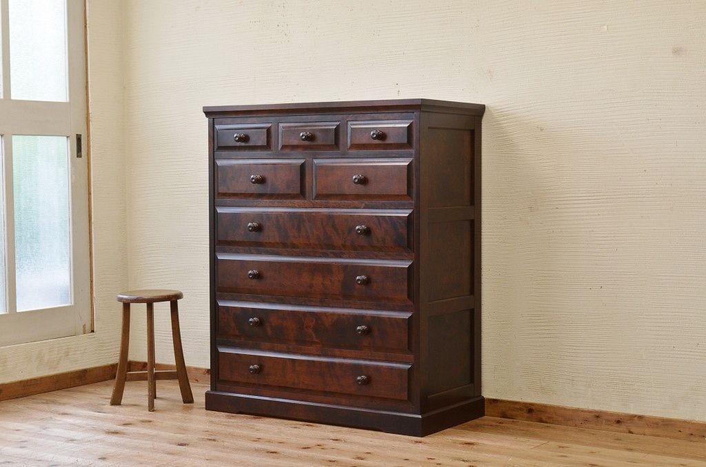 中古　北海道民芸チェスト