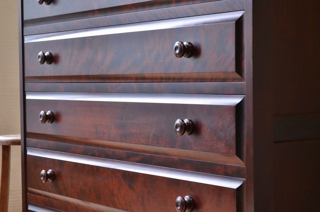 中古　北海道民芸重ねチェスト(箪笥)