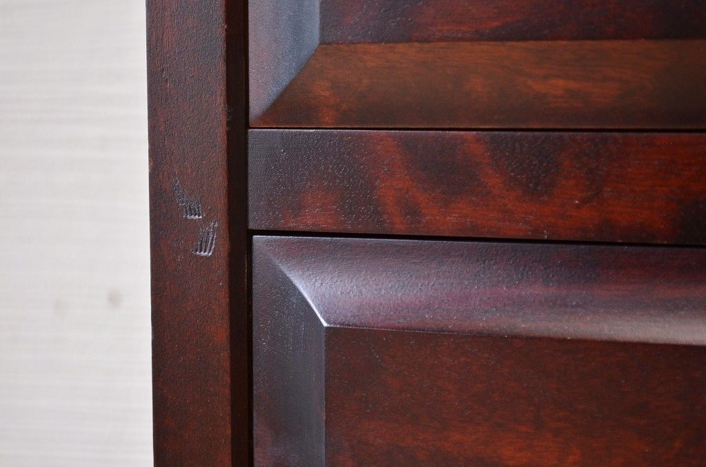 中古　北海道民芸重ねチェスト(箪笥)