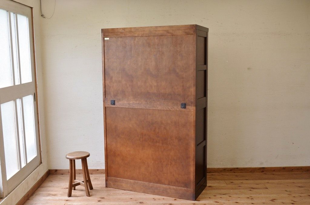 中古　北海道民芸重ねチェスト(箪笥)