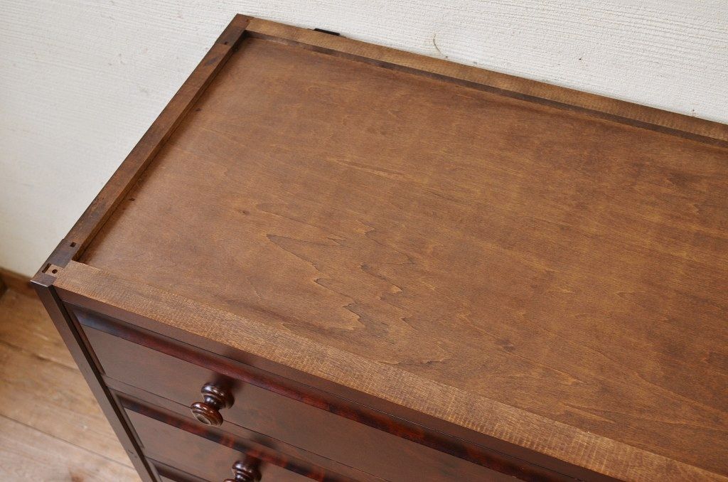 中古　北海道民芸重ねチェスト(箪笥)