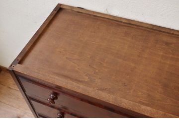 中古　北海道民芸重ねチェスト(箪笥)