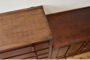 中古　北海道民芸重ねチェスト(箪笥)