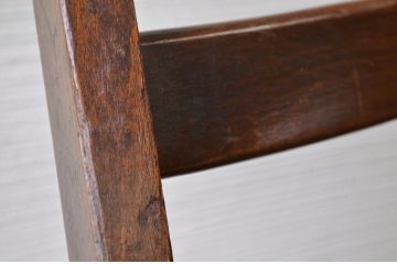 アンティーク家具　イギリスアンティーク　折り畳み式チェア2脚セット(椅子、イス)